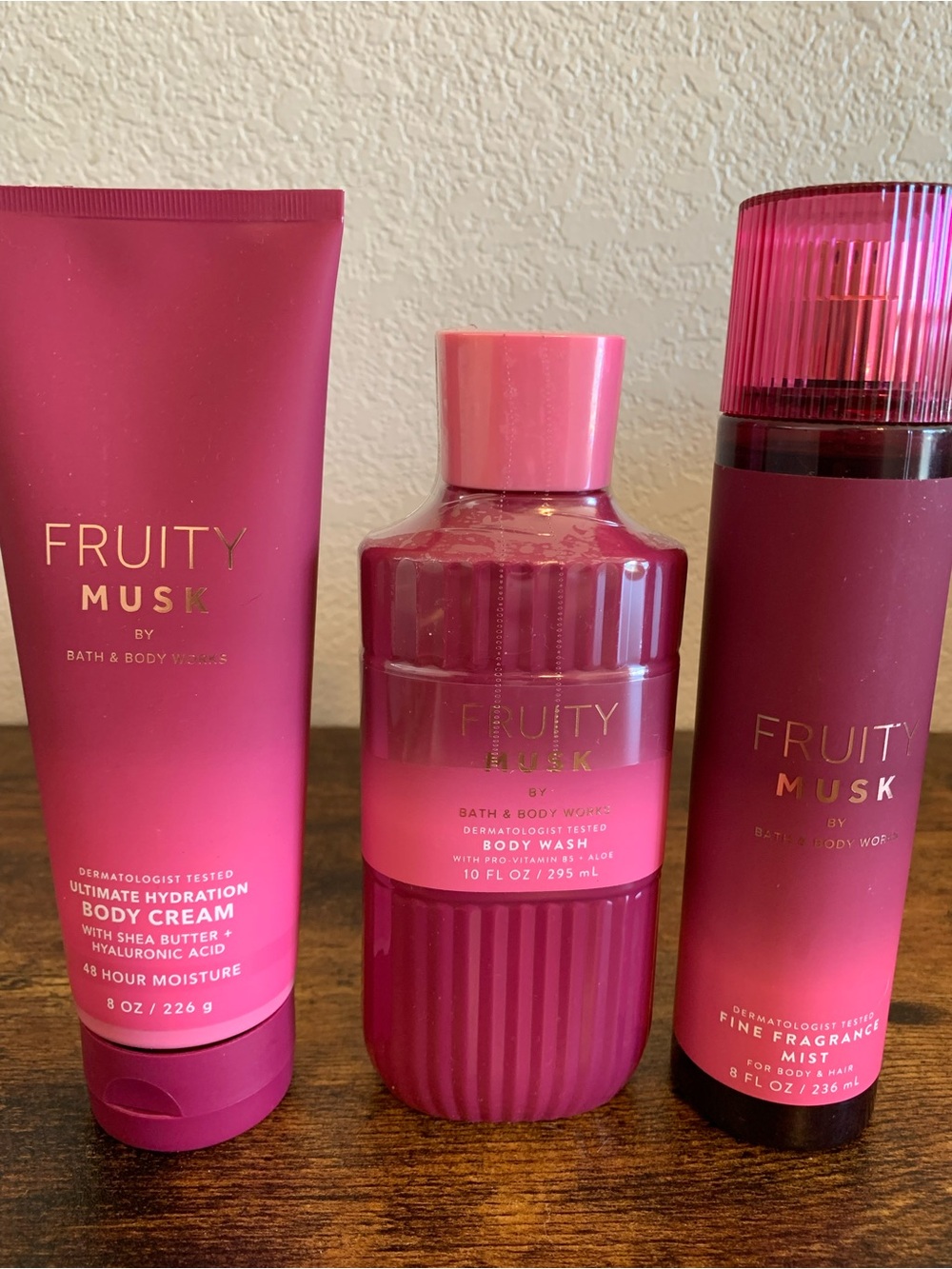 Fruity Musk Hydrating Body Cream, Mist, & Wash